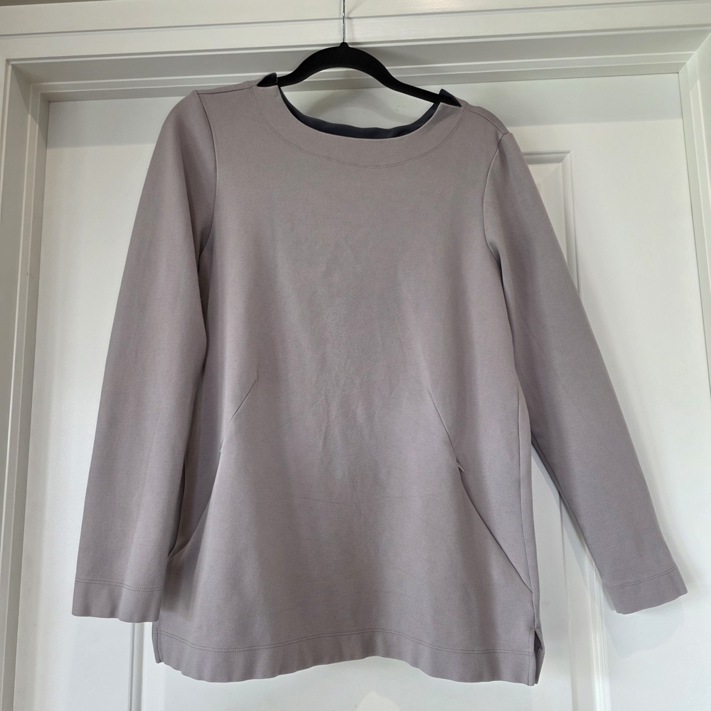 Figs Short Sleeve Tee in Light Mauve